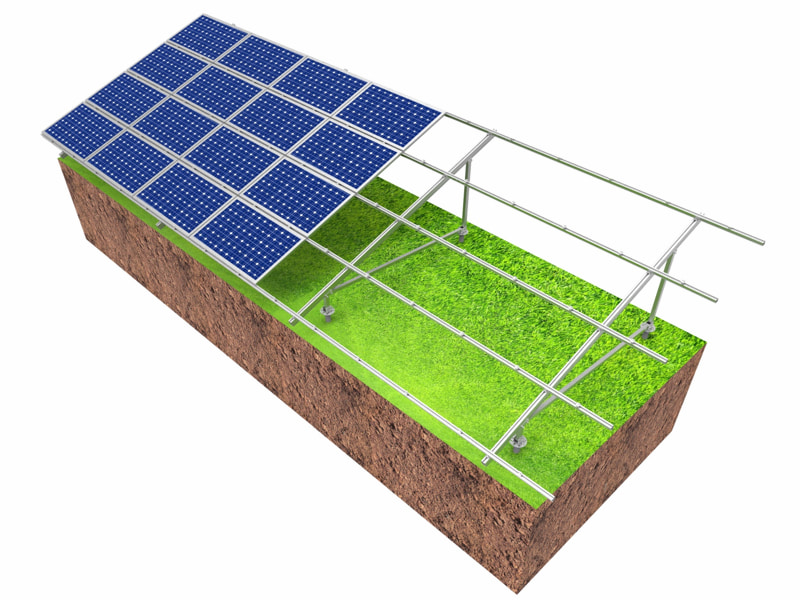 solar ground mount racking