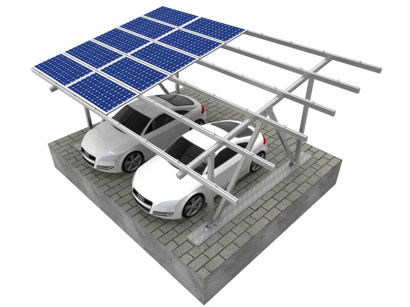 Sistema ng Pag-mount ng Solar Aluminum Carport